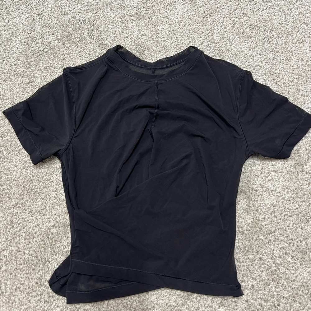 lululemon athletica Black Short Sleeve Tee